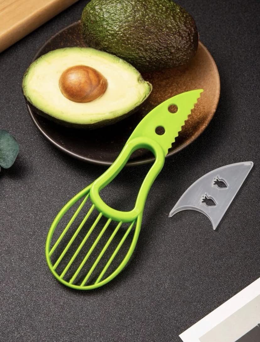1pc Avocado Diced Corer, Kiwi Splitter, Avocado Dice Corer, 3-in-1 Avocado Slicing Tool